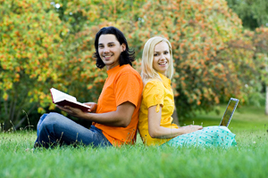 Student Studying